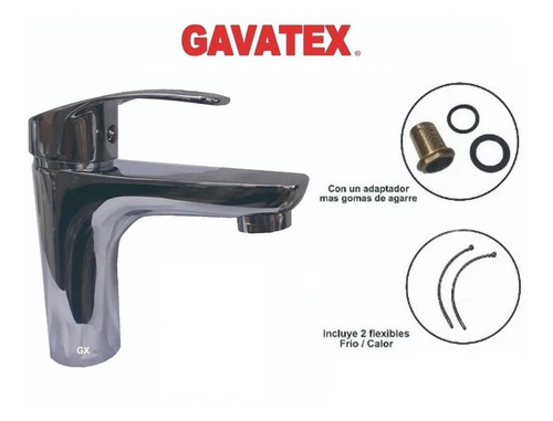 Imagen 4 de 10 de Griferia Canilla Monocomando Baño Premium Gavatex Ultra 802