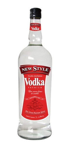 Pack X 3 Unid Vodka   1 Lt New Style Gin Y Vodka