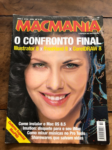 Revista Macmania Mac Macintosh Illustrator Freehand Coreldra
