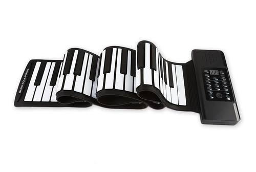 Imagen 1 de 9 de Teclado Midi Flexible Piano Roll-up Portátil 88 Teclas Usb