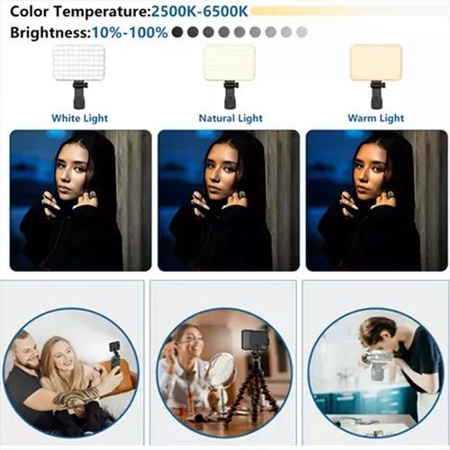 Mini Luz Cuadrada Para Teléfono Celular Para Tomar Fotos Y H