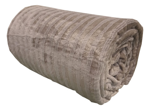 Frazada Palette Quebec King Size - 240 X 270 Cm Lila Grisáceo Liso