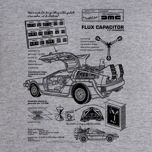 Camiseta Delorean Project Tradicional