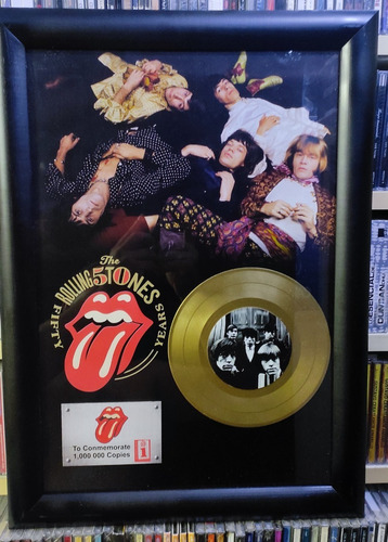 The Rolling Stones - Lp Vinyl Disco De Color Dorado