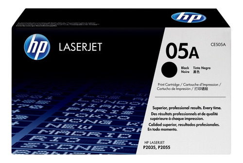 Toner hp Ce505a Negro Lj P2035/p2055 2300 Copias