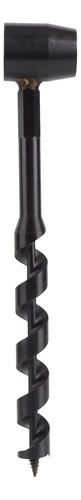 Taladro Tipo Barrena Manual, Negro, De Alta Dureza, Portátil