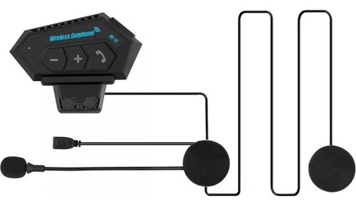 Fone De Ouvido Para Capacete Prova De Agua Bluetooth Sem Fio