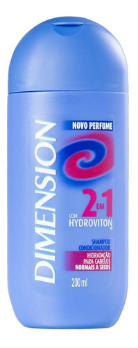 Dimension 2 Em 1 Shampoo Hidratação Com 200ml