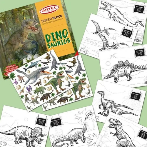 Imagen 6 de 6 de Divertiblock Dinosaurios