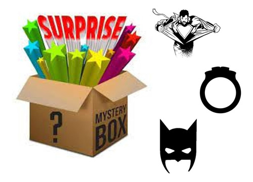 Caja Misteriosa Sorpresa Súper Héroes Marvel Y/o Dc Comics