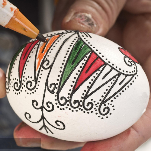 Huevos De Espuma Con Bolígrafos De Colores, 100mm