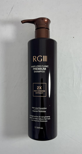 Shampoo Cosmocos Rg3 Rgiii Premium Para Queda De Cabelo Com