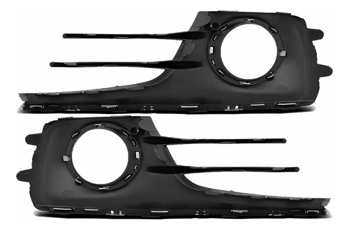 Kit Parachoque + Grades Com Furo Prata Fox 2015 2016 A 2020
