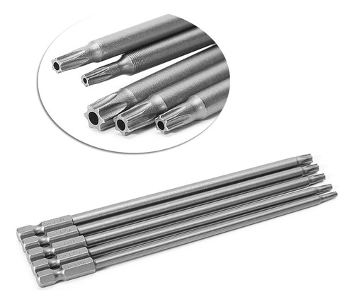 Pçs/conjunto De Chave De Fenda Elétrica Torx Magnética Longa
