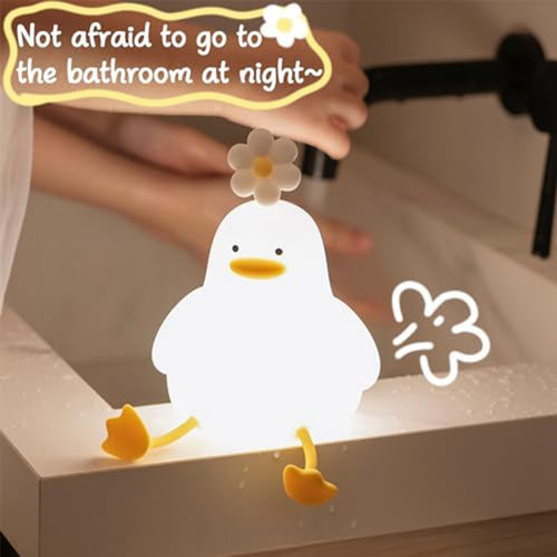 Luz Noturna Flower Duck Night Light Timer Para Sala De Estar