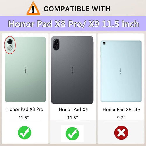 Capa De Teclado E Mouse Lapiz P/huawei Honor Pad X8 Pro/x9 1