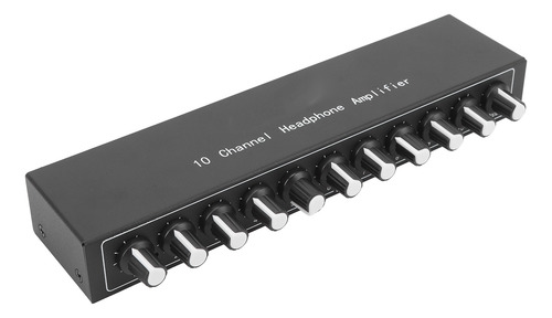 Amplificador De Auriculares De 1 Entrada Y 10 Salidas, Portá