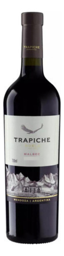 Vinho tinto meio seco Malbec Trapiche Roble adega Bodegas Trapiche 750 ml