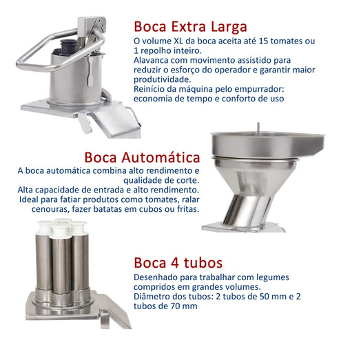 Processador De Alimentos Cl60 Workstation 600kg/h Robotcoupe