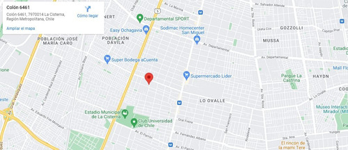 Arriendo 1 Dormitorio 1 Baño En La Cisterna En Colon N°6461