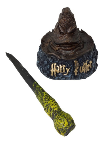 Imagen 2 de 3 de Harry Potter Pluma Varita Sombrero Selecionador Ron Weasley