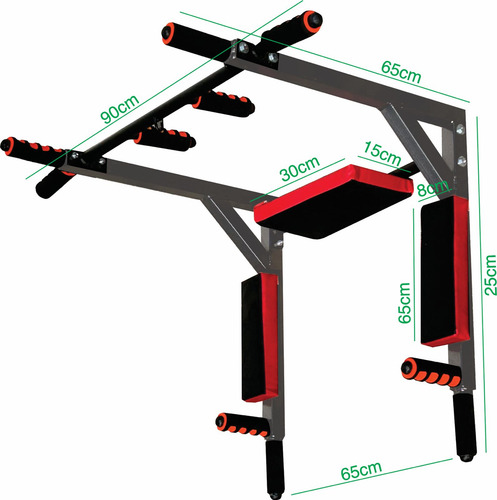 Maxi Fit Pn-r Barra Multifuncional Para Dominadas Abs