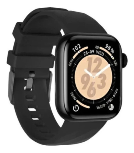 Smartwatch Bluetooth Compatible Con Samsung, Oppo, Xiaomi Negro Lisa Negro/verde