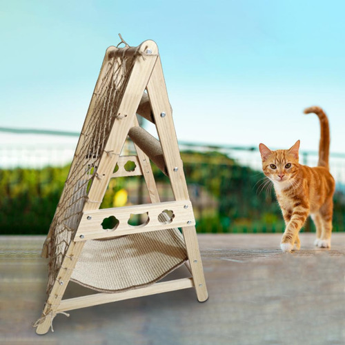 Cat Tree Toy Activity Center Bed Interactive Toy Style C