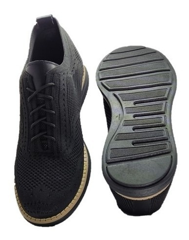 Imagen 3 de 6 de Zapatos De Vestir De Hombre En Negro Marino Gris Beige B28