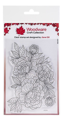 Sello Transparente 4 X 6  Espray Camellia -jgs766