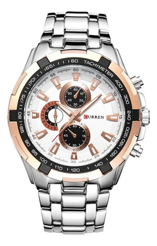 Reloj Caballero Original Curren 8023 Impermeable Cronógrafo