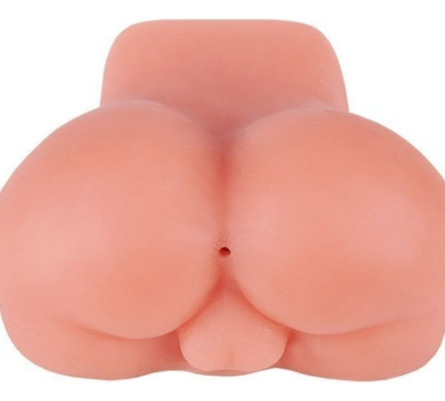 Bunda Realística Com Saco E Ânus Cor Pele - Masculino Homem Cor Bege Tipo De Orifício Bunda Masculina
