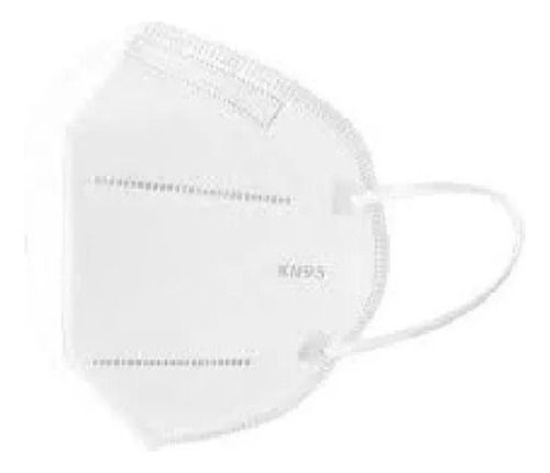 10 Máscaras Kn95 Branca Resistente Branco