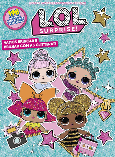 LOL Surprise - Livro de Atividades com Adesivos Especial, Vol. 2. On Line Editora, Capa Mole, Edição 2 Em Português, 2020