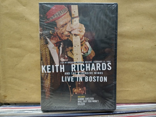Keith Richards And The X-pensive Winos Live In Boston Dvd 