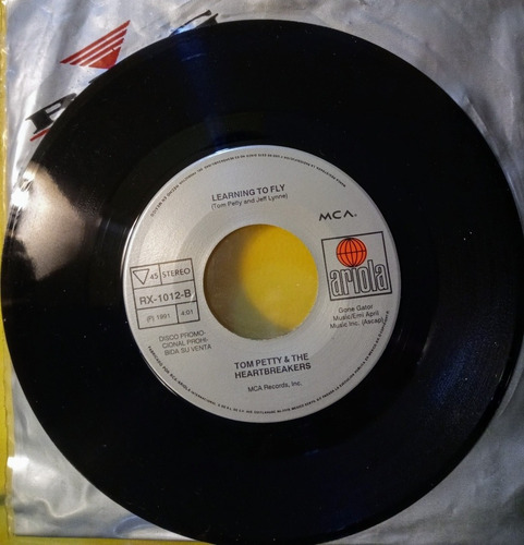 Tom Petty Learning To Fly Vinilo Ep 45 Rpm Promo Casi Nuevo (Usado)