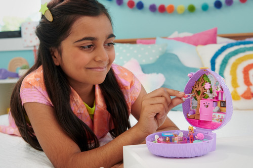 Polly Pocket Set De Juego Estuche De Cafetería De Erizo Colo