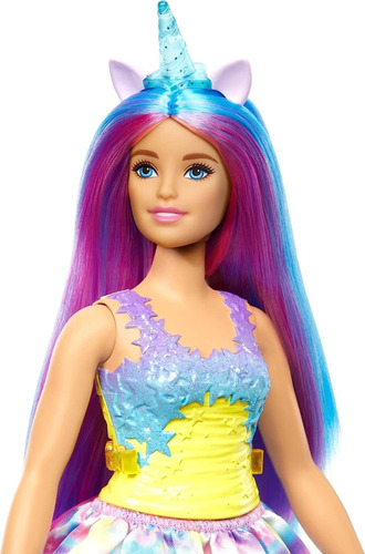 Muñeca Barbie Princesa Dreamtopia De Unicornio Arcoiris