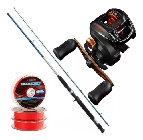 Combo Bait Shimano Reel Spinit Magma 6 Rul + Caña + Multi