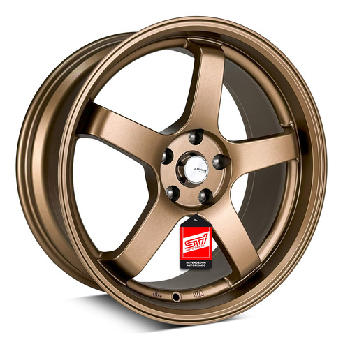 Par Roda Taluda Advan Gt Aro 19x9.5 5x114 Bronze