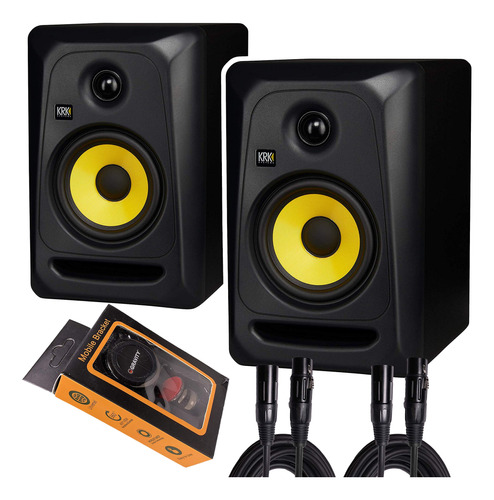 5 Professional Bi Amp Powered Monitor Estudio 2 Altavoz Par