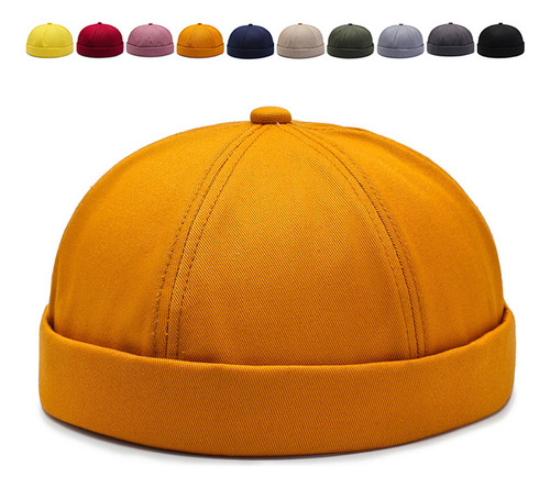 Gorro Para Uso Diario De Docker Hats, Casual, Con Forma De C