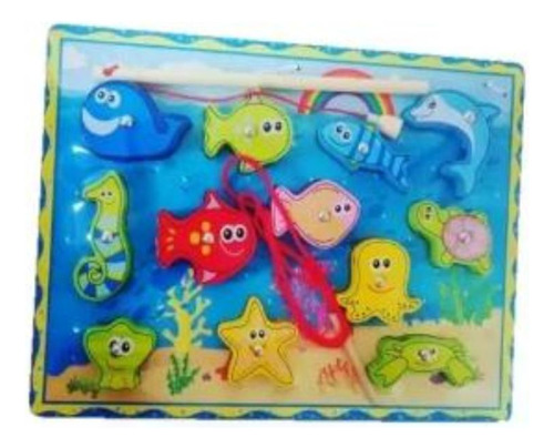 Set De Pesca De Juguete De Madera Para Niños. Smallbox