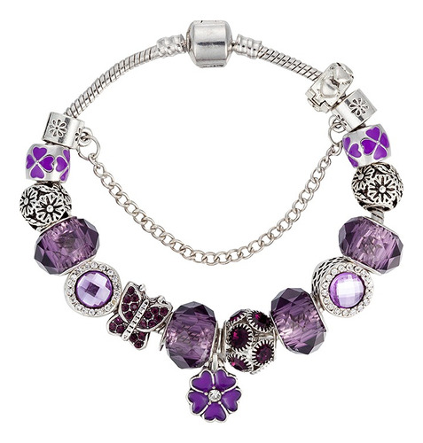 Pulsera Multidijes Primavera Violeta 