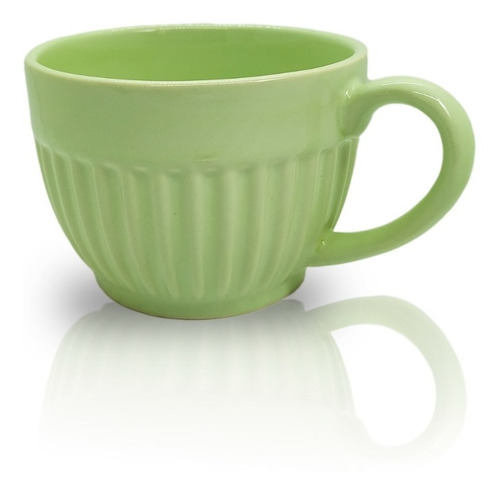 Taza Ceramica Canela Colores Pasteles 350 Ml