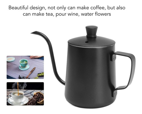 Tetera De Café Con Cuello De Cisne De 350 Ml Tetera De