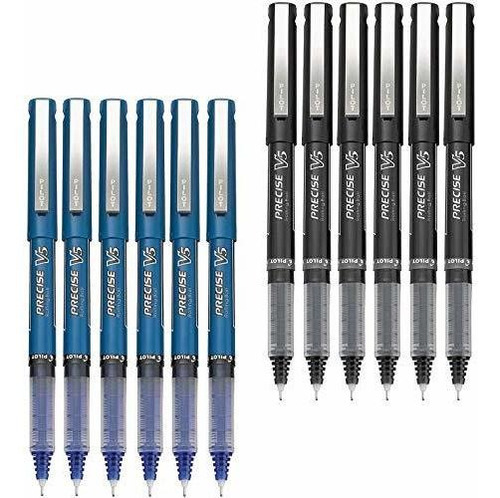 Bolígrafo - Pilot Precise V5 Stick Rolling Ball Pens, Extra 