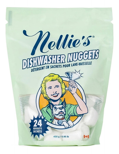 Nellie's Nuggets Para Lavavajillas  Capsulas De Detergente