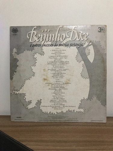 Imagem 2 de 2 de Lp - Beijinho Doce E Outros Sucessos Da Musica Sertaneja