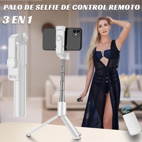 3en1 Palo Selfie Trípode, Selfie Stick Bluetooth Con Control